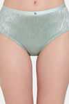 Zivame Coral Glaze Medium Rise Full Coverage Hipster Panty - Granite Green — thumbnail 4